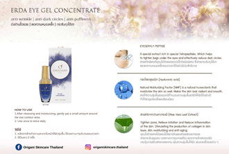 OR - Marketing & Advertisement - Brochure - ERDA Eye Gel Concentrate - 1Pack 500Pcs.